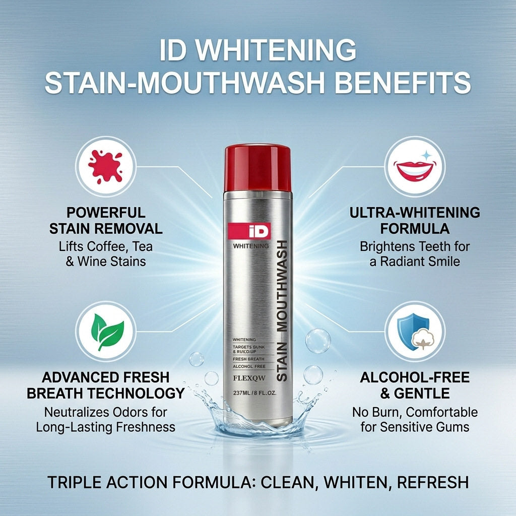 Mint Stain Removing Mouthwash for Deep Cleaning